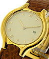 Ebel Beluga Lady''s 18KT Yellow Gold on Strap with Ivory Dial