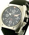 Bell & Ross BR 02 Automatic Brushed Steel with Black Dial
