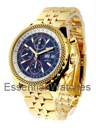 Gold Breitling Watches Rose gold on bracelet with