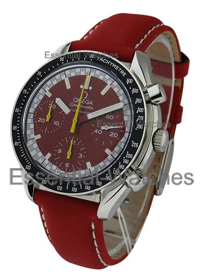 omega speedmaster schumacher red